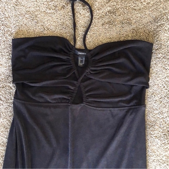 Black Dress w/ Openings In Front - Picture 2 of 7